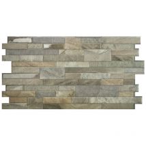 Carrelage adhésif mural x2, 57.15x28.96cm Smart Tiles Pietra Palermo sticker décoratif salle de bain & cuisine