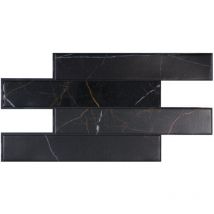 Carrelage adhésif mural x2, 57.3x29.41cm Smart Tiles Norway Dorato sticker décoratif salle de bain & cuisine