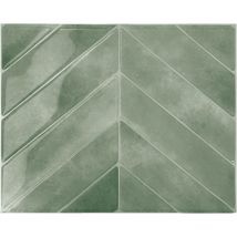Carrelage adhésif mural x4, 29.03x22.86cm Smart Tiles Chevron Solna sticker décoratif salle de bain & cuisine