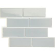 Carrelage adhésif mural x4, 29.36x21.29cm Smart Tiles Metro Mia sticker décoratif salle de bain & cuisine