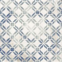 Realonda - Carrelage Extérieur Effet Carreaux Ciment Fragment Bleu R11 14 Mm 32,9x32,9 Cm - Reflex Boutique
