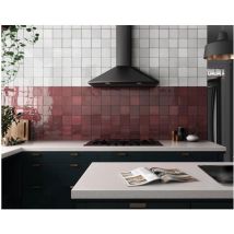 Carrelage mural uni – Faïence effet zellige – 6,5x20 cm – Artisan