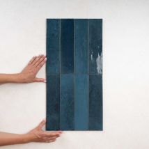 Carrelage Effet Zellige agadir Lago 7x28cm (0,51m2) - Les Carreaux de Jean