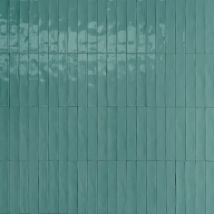 Marazzi - Carrelage Effet Zellige Bleu luz Ottanio 5,3x30cm (0,54m²) - Les Carreaux de Jean