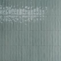 Marazzi - Carrelage Effet Zellige luz Azzuro Polvere 5,3x30cm (0,54m²) - Les Carreaux de Jean