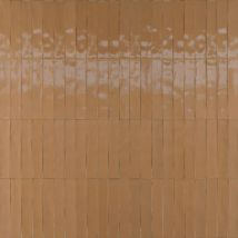 Marazzi - Carrelage Effet Zellige luz Caramel 5,3x30cm (0,54m²) - Les Carreaux de Jean