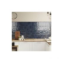 Carrelage Effet Zellige nolita Marine 6,5x20cm (0,35m2 ) - Les Carreaux de Jean