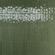 Marazzi - Carrelage Effet Zellige Vert luz Oliva 5,3x30cm (0,54m²) - Les Carreaux de Jean