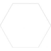 Carrelage hexagonal basic blanc hex 49x56 cm