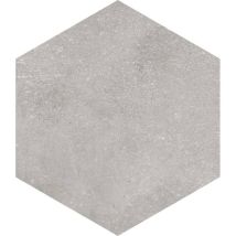 Vives Azulejos Y Gres – Carrelage Effet Ciment Hexagonal 26.6x23cm Gris Mat – Application Intérieure Et Extérieure – Boîte De 0.50 M2