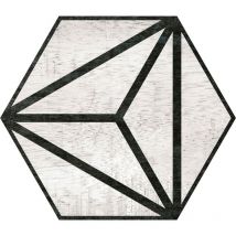 Carrelage hexagonal urbaneo gris 25x25 cm