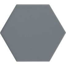 Carrelage Effet Graphique Kromatika Hexagone Hexagone 11.6x10.1cm Gris Bleu - Mat - Boîte De 0.44 M2 Hexagone 11.6x10.1 Cm Gris Bleu - Mat - Boîte De
