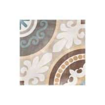 Carrelage Carreaux de ciment Cambera Fleuras motif 60x60 cm