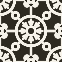 Grès cérame - PARIS - Bercy Nero - 20x20 - Mat - (1,16 m²)