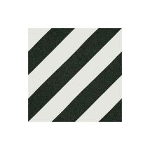 Carreau style ciment rayure noire 20x20 cm goroka Grafito - 1m²
