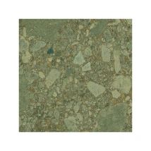 Carrelage Imitation Pierre Crema vert 60x60 cm
