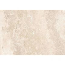 Carrelage imitation travertin Antibes beige Cream Antiderapant 44x66 cm