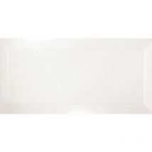 Ribesalbes - Carrelage carreaux métro Piraci blanc Brillant 10x20 cm