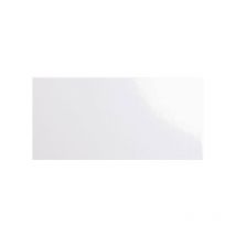 Ribesalbes - Carrelage métro plat 10x20 cm blanc brillant flat blanco brillo - 1m²