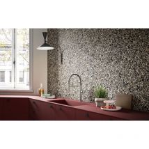 Del Conca - Grès cérame - frammenti - Nero Macro - 20x20 - Naturelle - (1,16 m²)