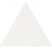 Carrelage mur triangulaire uni blanc mate 10,8x12,4 cm scale triangolo white matt (vendu par boite de 0,20m2)