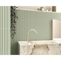 Faïence - costa nova - costa nova tansy green - 5X20PRAIA - Mat