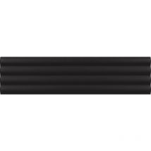 Faïence - costa nova - costa nova black - 5X20 onda - Mat