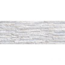 Carrelage Pierre de parement Piemento Piemestino gris 32x90 cm