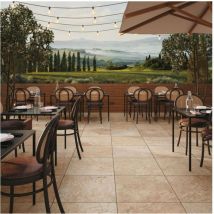 Novoceram - Carrelage sol extérieur effet pierre tiber 30x60 cm - Natural structuré ad - V4: variation forte de nuances