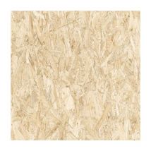 Eiffel Art Construction - Carrelage sol / mur effet bois osb 120x120 cm strand natural
