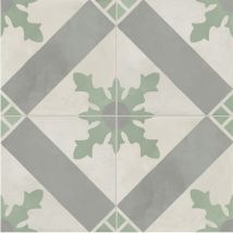 Carrelage sol / mur effet ciment vieilli 20x20 cm terra art cardinale s.m (vendu par boite de 1,20m2)