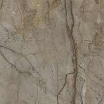 Carrelage sol / mur effet marbre brun, gris 120X120 cm - scultorea River grey J454 (vendu par boite de 2,88m2)