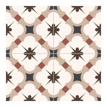 Carrelage style ancien ciment GABARDINE BEIGE 33x33 cm - 1.32m²