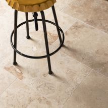 Carrelage Travertin 2nd choix - 61x40,6x1,2 cm - Beige Mix (vendu par dalle de 0,2476 m²)