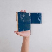 Les Carreaux De Jean - Carrelage Véritable Zellige Marocain Bleu Foncé 57 10x10cm (1m²)