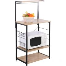 Carrello cucina chelsea con 3 ripiani + mensola usato come nuovo