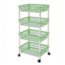 Carrello mito 4 piani con ruote CM.40X29X85H. - CM.40X29X85H.