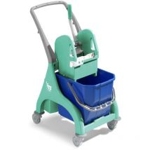 Carrello Nick verde da 15 Lt. con manico a u - Green