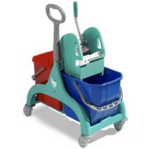 Carrello Nick verde doppio da 30 Lt. - Green