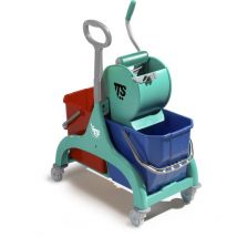 Carrello Nick verde doppio da 50 Lt. - Green