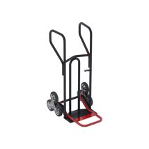 Diable-manutention - Carrello per carichi pesanti - Ribalta fissa + Forche pieghevoli - 400kg - DLPB20E0E