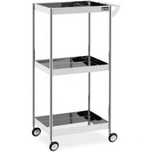 Physa - Carrello per estetista - 3 ripiani - Fino a 30 kg - Acciaio inox Carrello