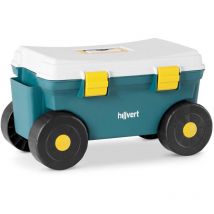 Hillvert - Carrello Per Vigneto Sedile Giardinaggio Carrellino Giardino Potatura Orto 80 kg