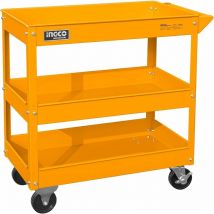 Ingco - Carrello Portaatrezzi da Officina Maiglia e 4 Ruote Musure 719x365 x780 mm