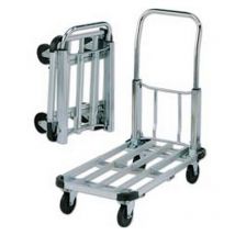 Carrello portatutto a 4 ruote pieghevole allum./acciaio portata KG.150