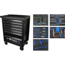 Brilliant Tools - Carrello portautensili con 7 cassetti e 347 utensili