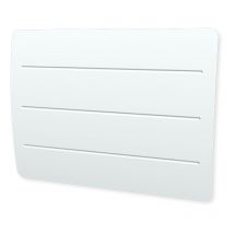 Carrera - Radiateur à inertie Fonte + Film 2000W - Horizontal - Bombe - Blanc