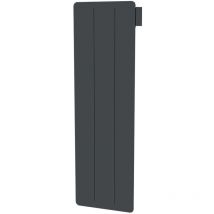 Carrera - Vertikaler Keramik-Elektroheizung mit Wärmespeicher 2000W Anthrazit - Anthrazitgrau - Gris anthracite