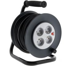 Enrollador de cable eléctrico 40m 3x1,5mm