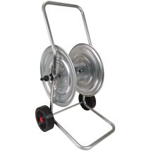 Carrete para manguera de jardín con ruedas - 80 metros - A202